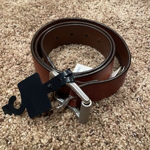 Men's Polo Ralph Lauren Brown Leather Belt - Size 36